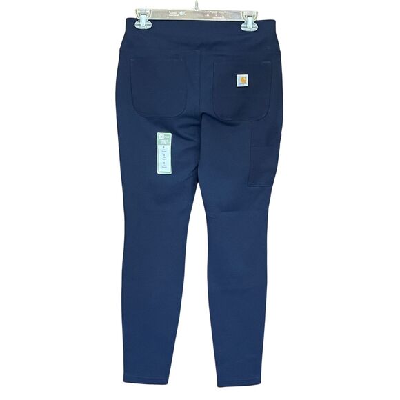 NEW Carhartt Force Fitted Midweight Utility Legging Blue BN2482-W Womens Small - Picture 2 of 5